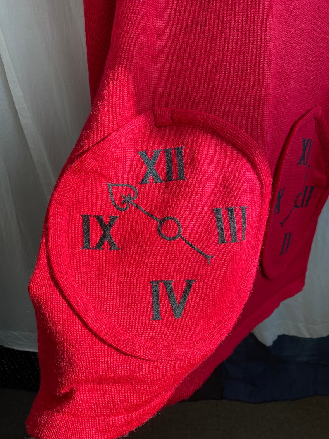 MARY MIND 레드 울혼방 니트(L) 상품이미지6