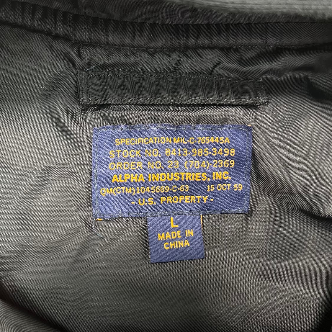 100 알파인더스트리 MA-1 항공자켓 상품이미지3