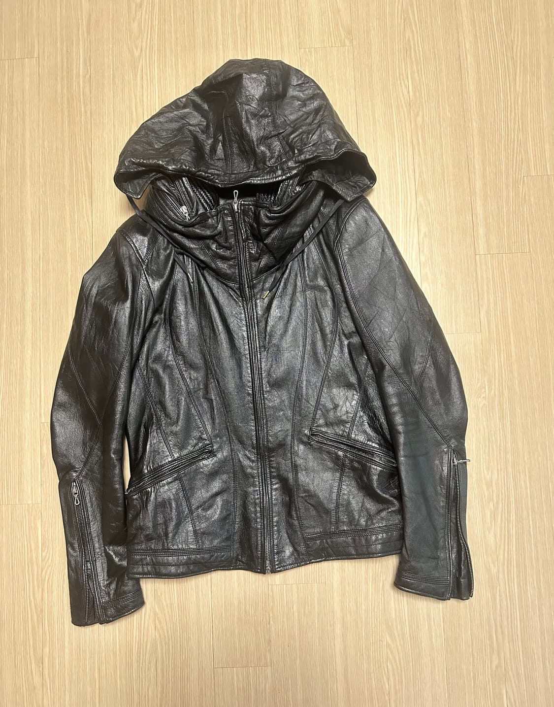 GOA 보노 하이넥 산양가죽 자켓 상품이미지2