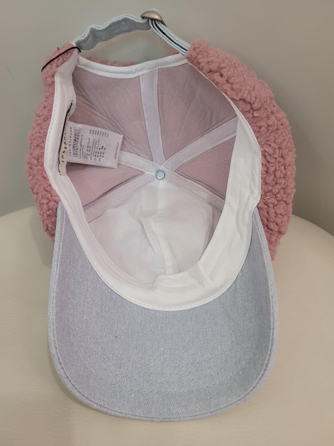 인스턴트펑크 그래픽 자수 모글 볼캡 - 핑크 택달린새제품 상품이미지8