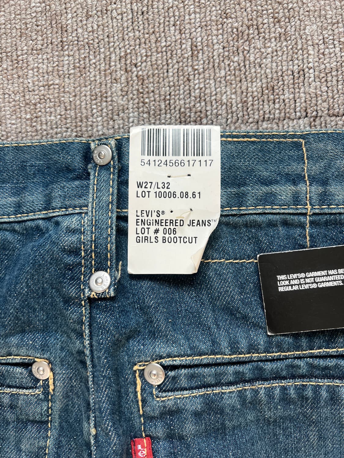 리바이스 엔지니어드진 데드스탁 상품이미지5