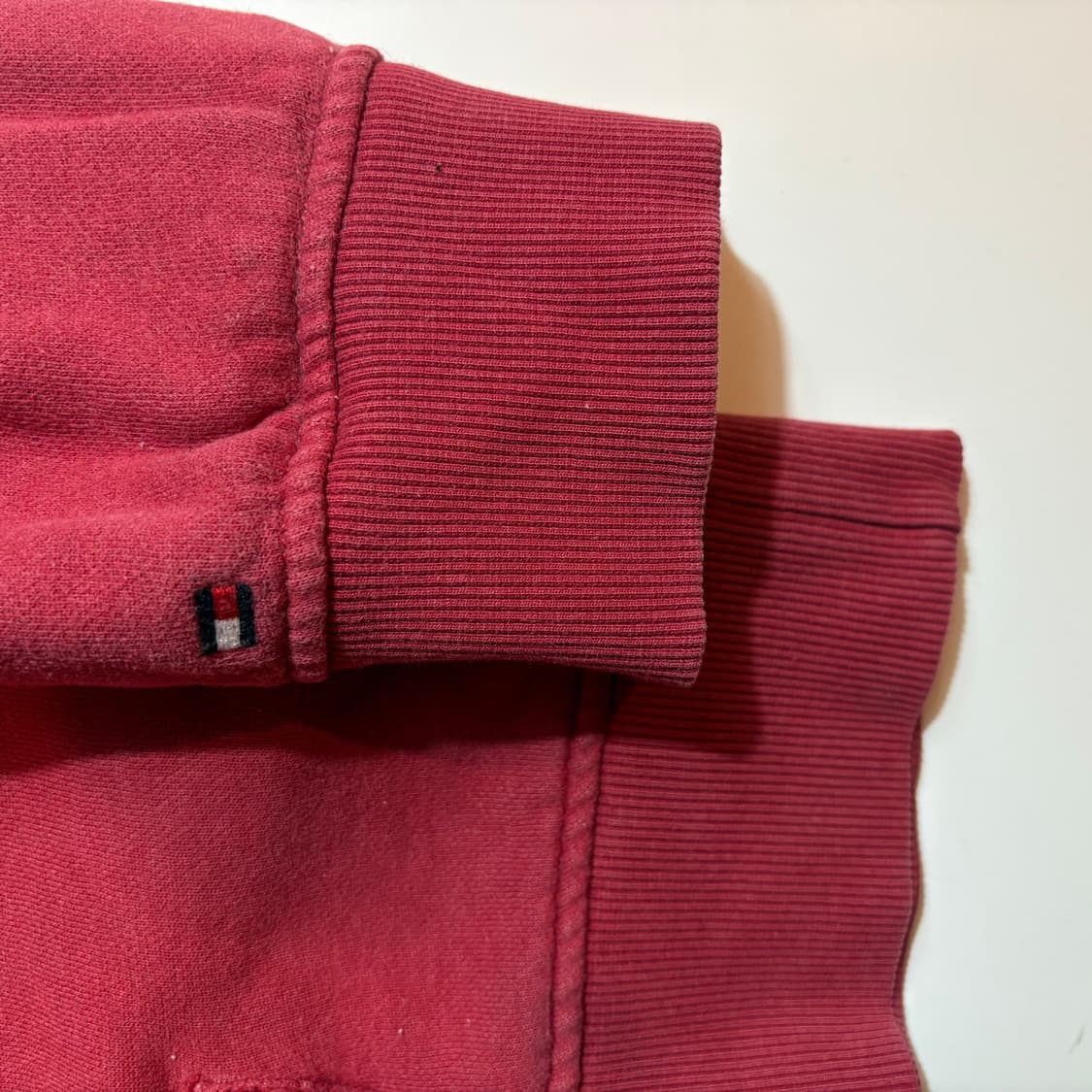 타미힐피거 레드 집업 후드 상품이미지3