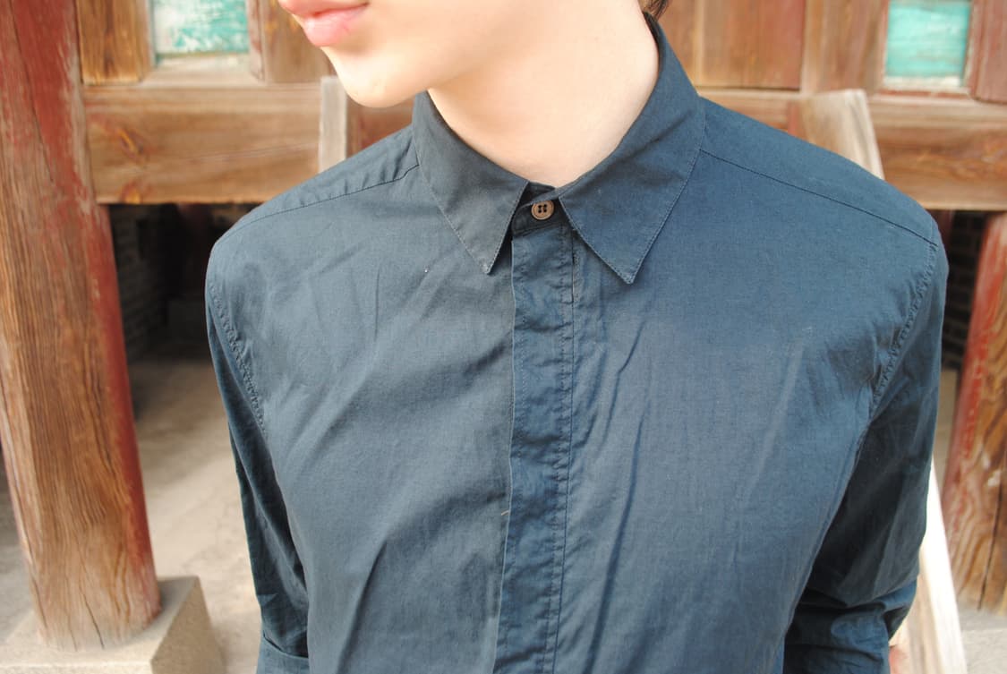 Kris van assche 뒷 절개 셔츠 상품이미지2