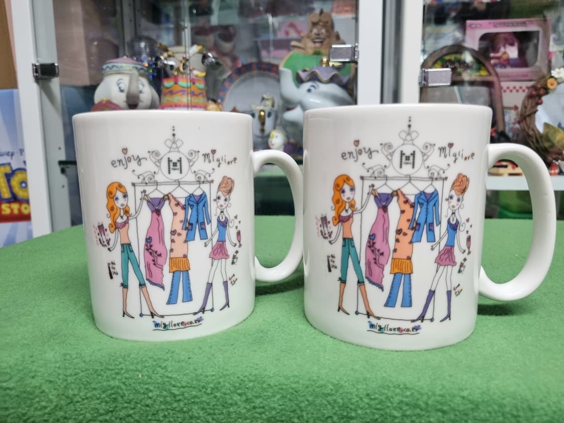 레트로 밀리오레 컵 세트 상품이미지1