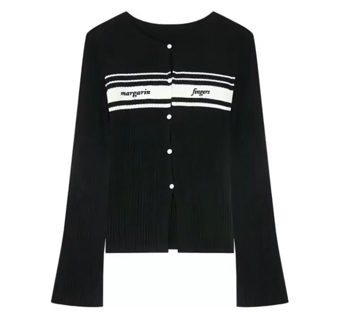 마가린핑거스 블랙 가디건 카리나 상품이미지1