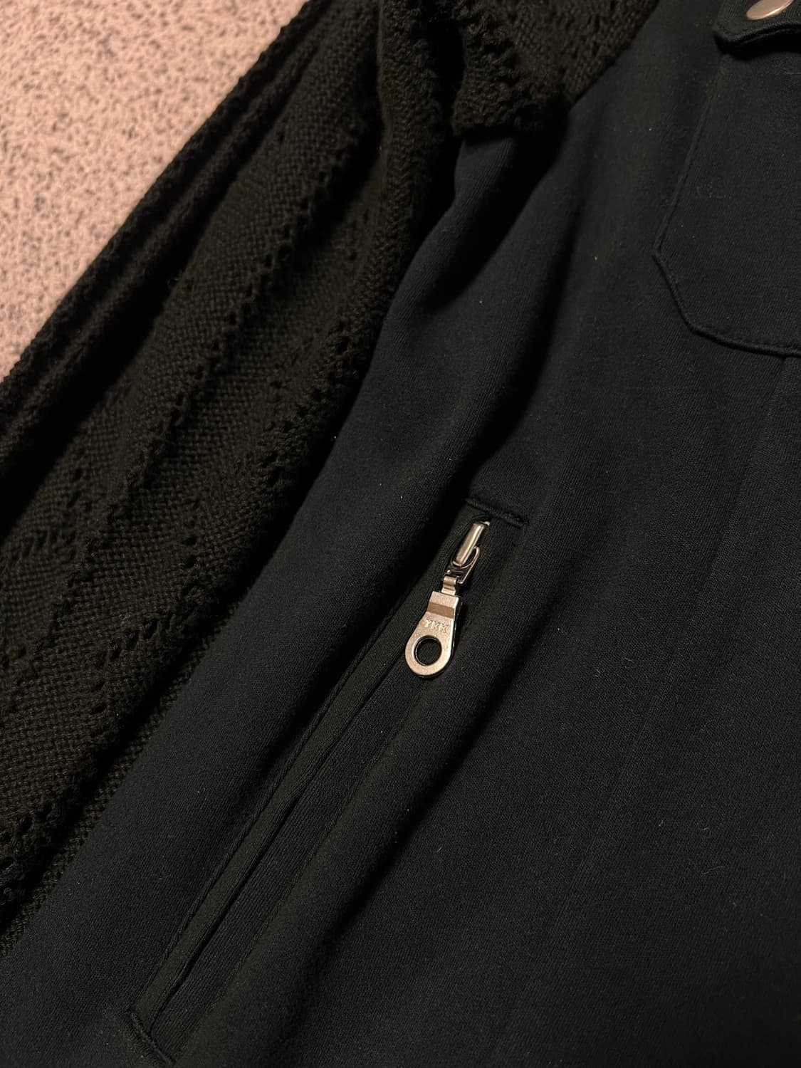 Balmain knit trimmed trucker jacket 상품이미지3