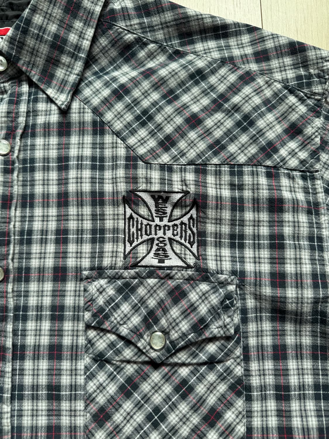 웨스트코스트차퍼 2000s 아이언크로스 셔츠 상품이미지3