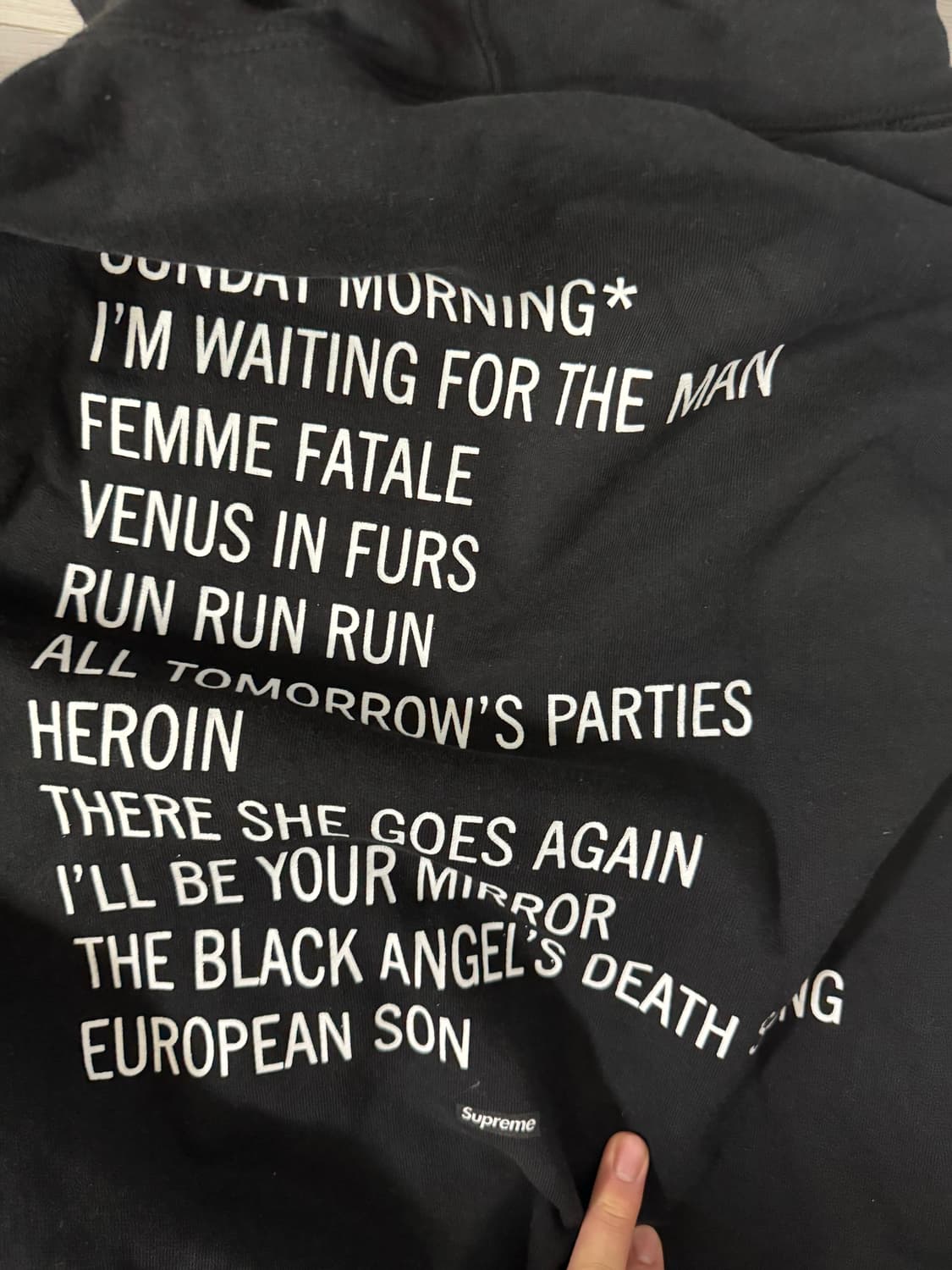 (Xl) 슈프림 19fw velvet trunk 기모 후드티 상품이미지2