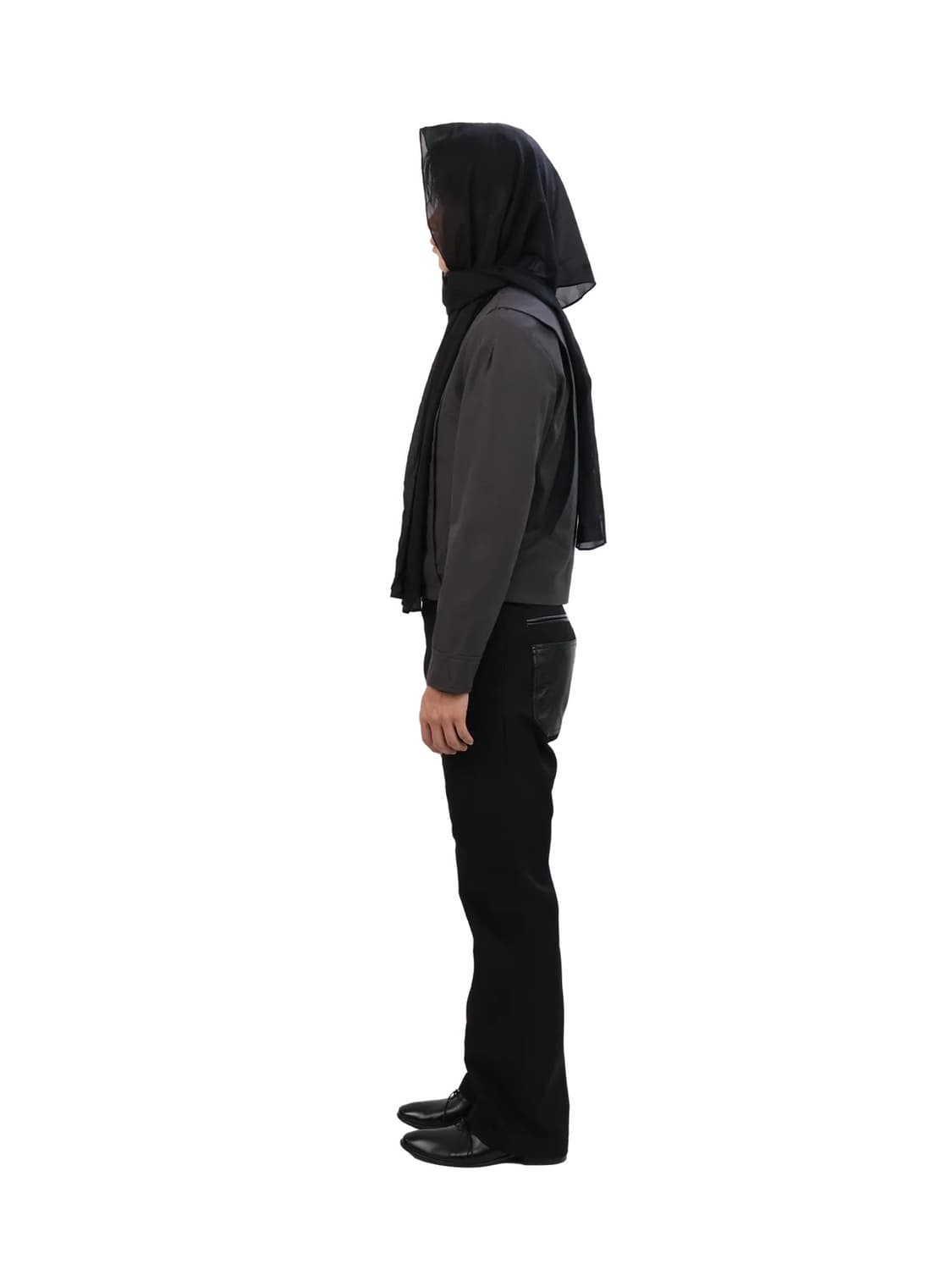 Leather Pocket Pants - Black 상품이미지6