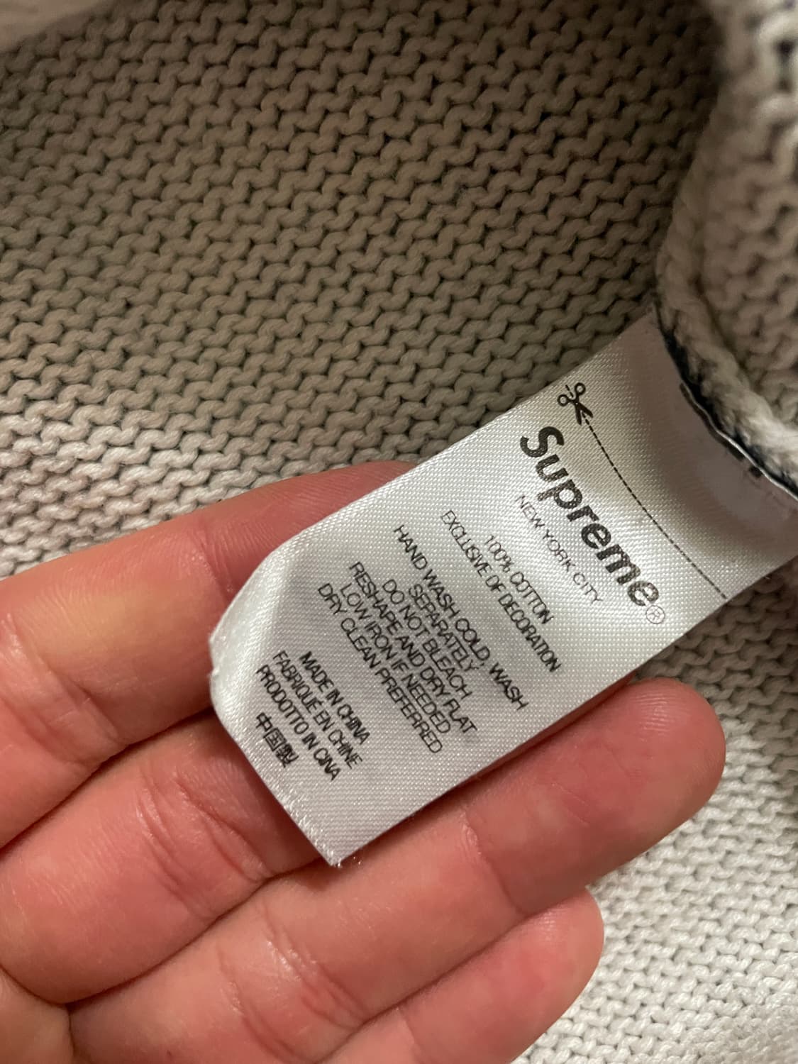 슈프림 니트 M 상품이미지3