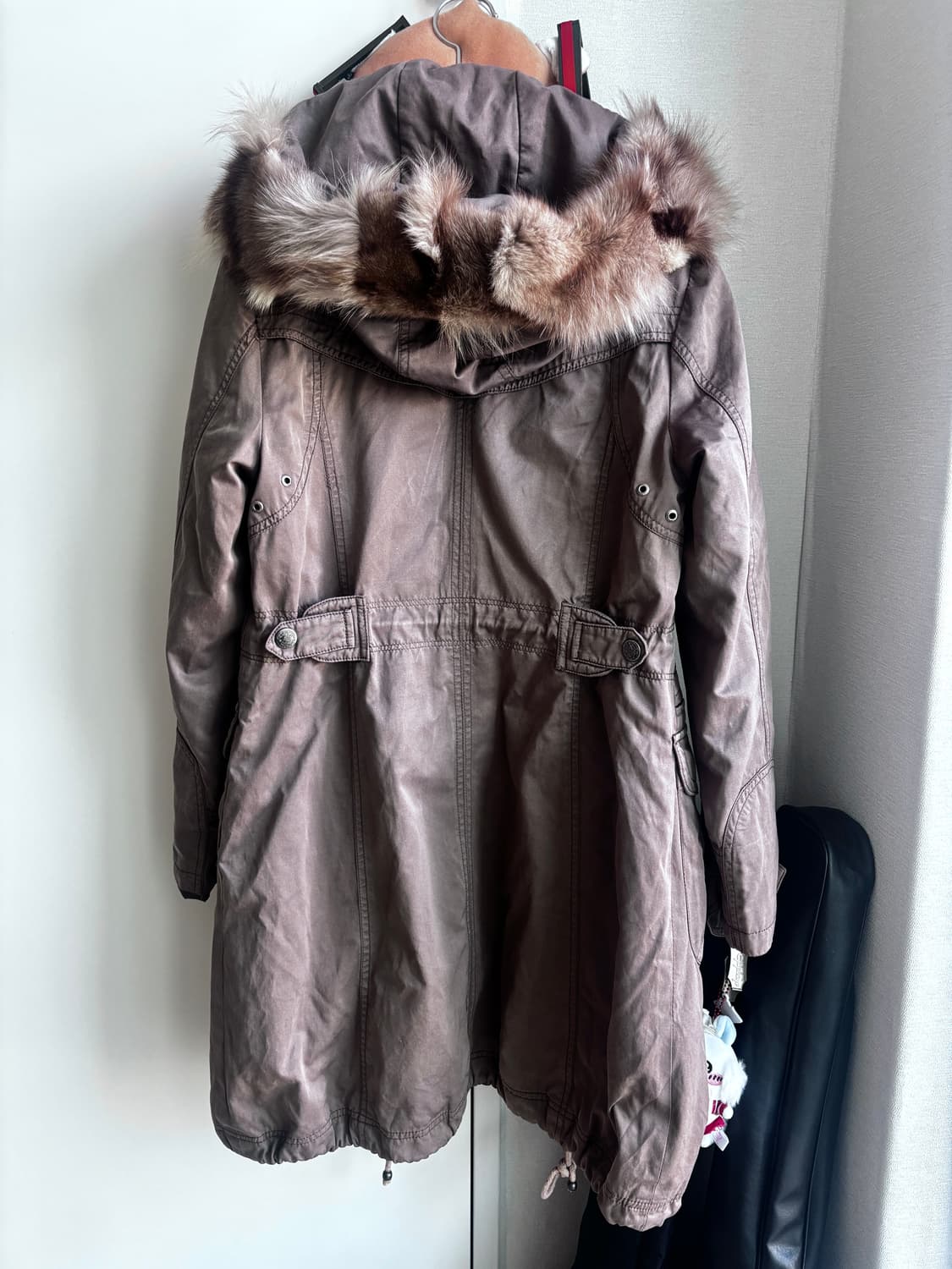 CorCaRoli 애쉬브라운 퍼 야상자켓 상품이미지3