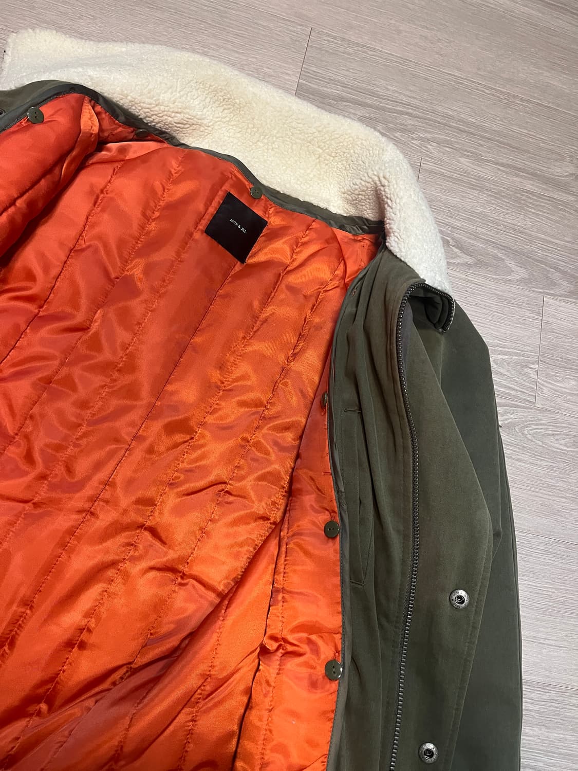 (실착5회) 잭앤질 개파카 야상 상품이미지3