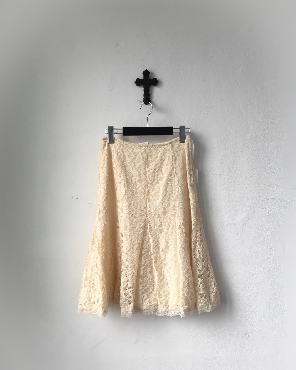 Lace flare midi skirt 상품이미지1