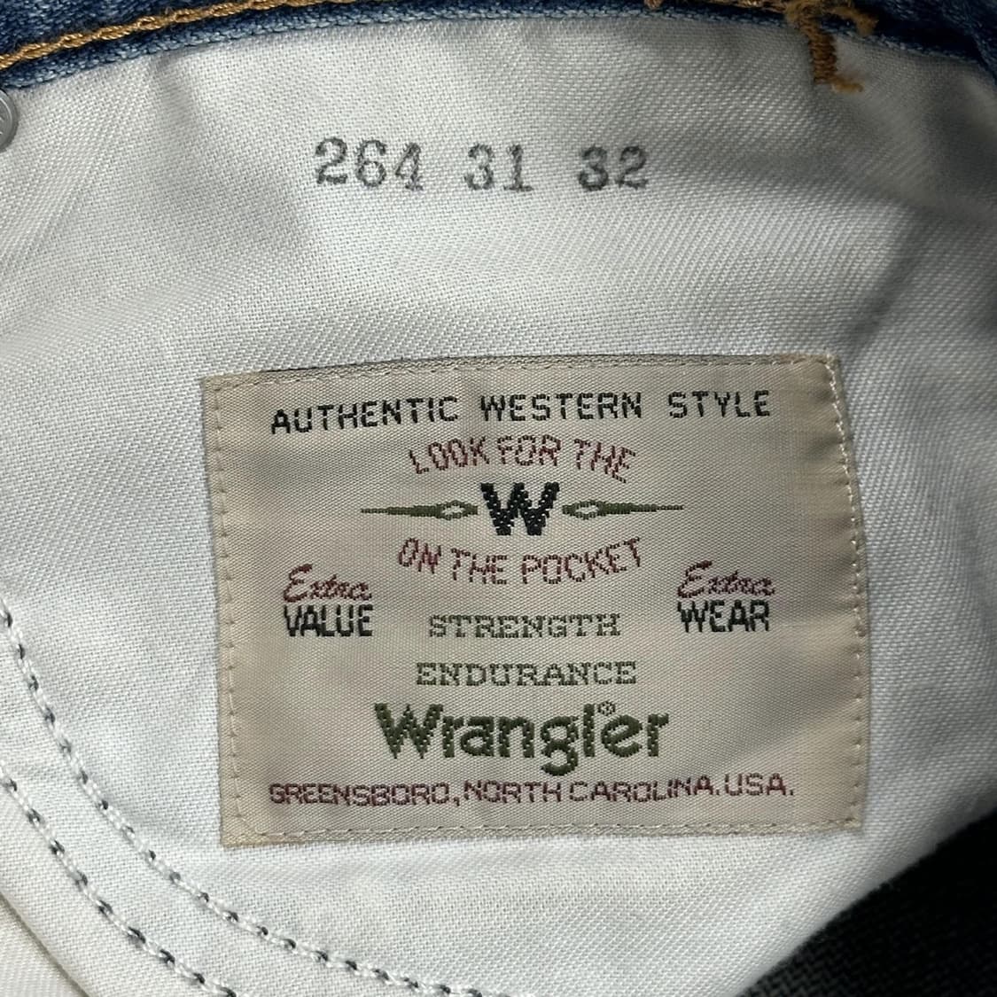 랭글러 USA 패치 워크 데님 팬츠 (31인치) 상품이미지7