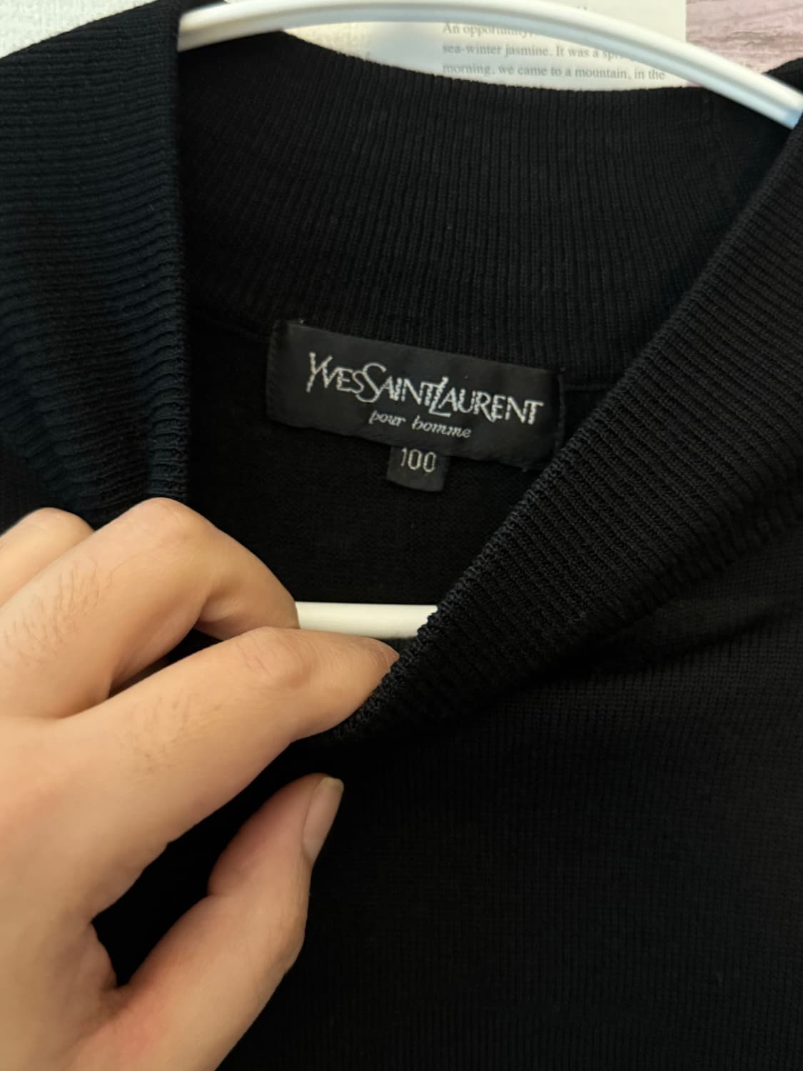 입생로랑 목폴라 니트 상품이미지3