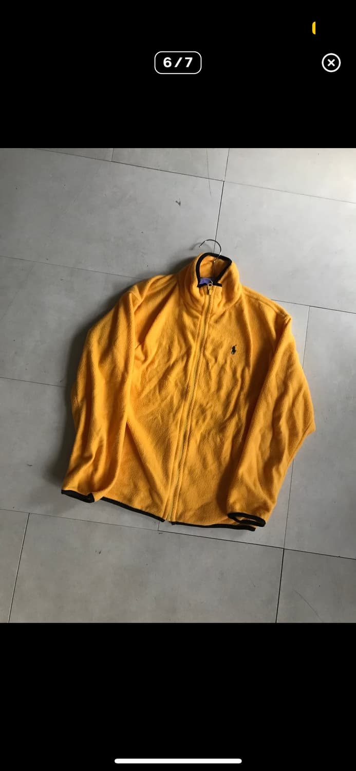 폴로스포츠 후리스 옐로우 급처 상품이미지2