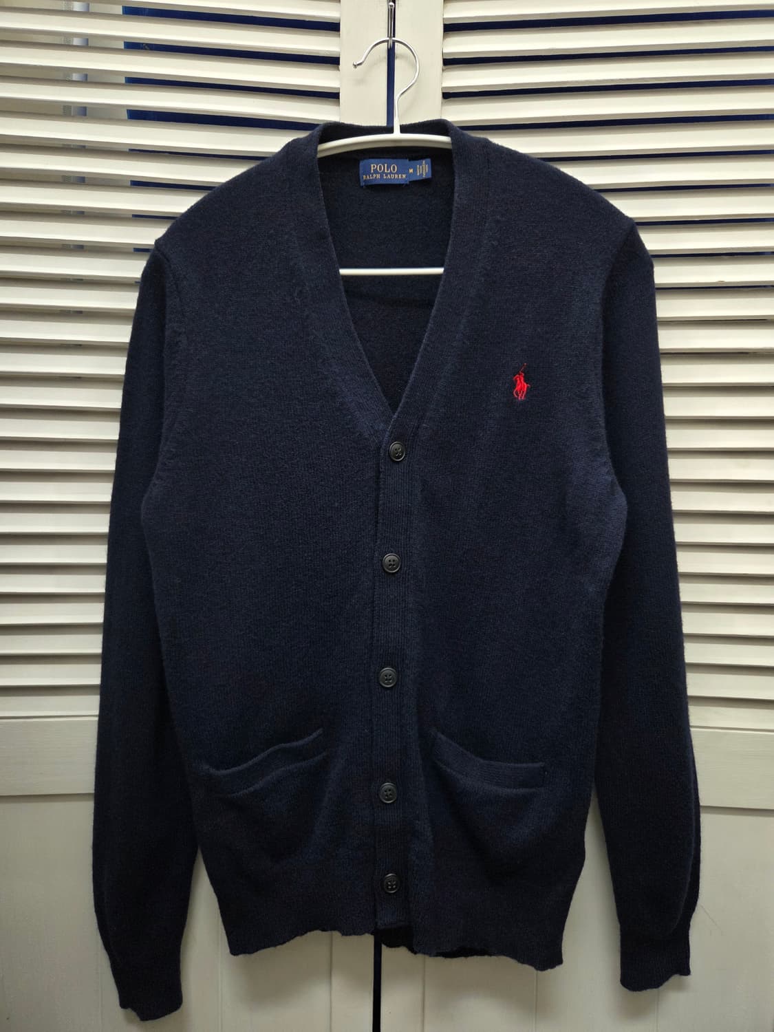 폴로 랄프로렌 네이비 울 가디건 상품이미지1