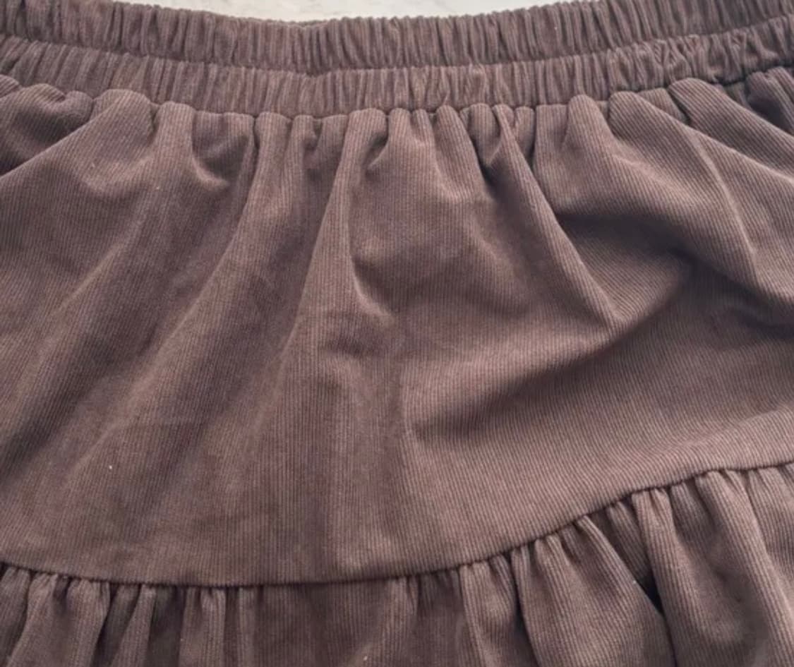 급처분|캉캉 롱스커트 (브라운) 상품이미지3