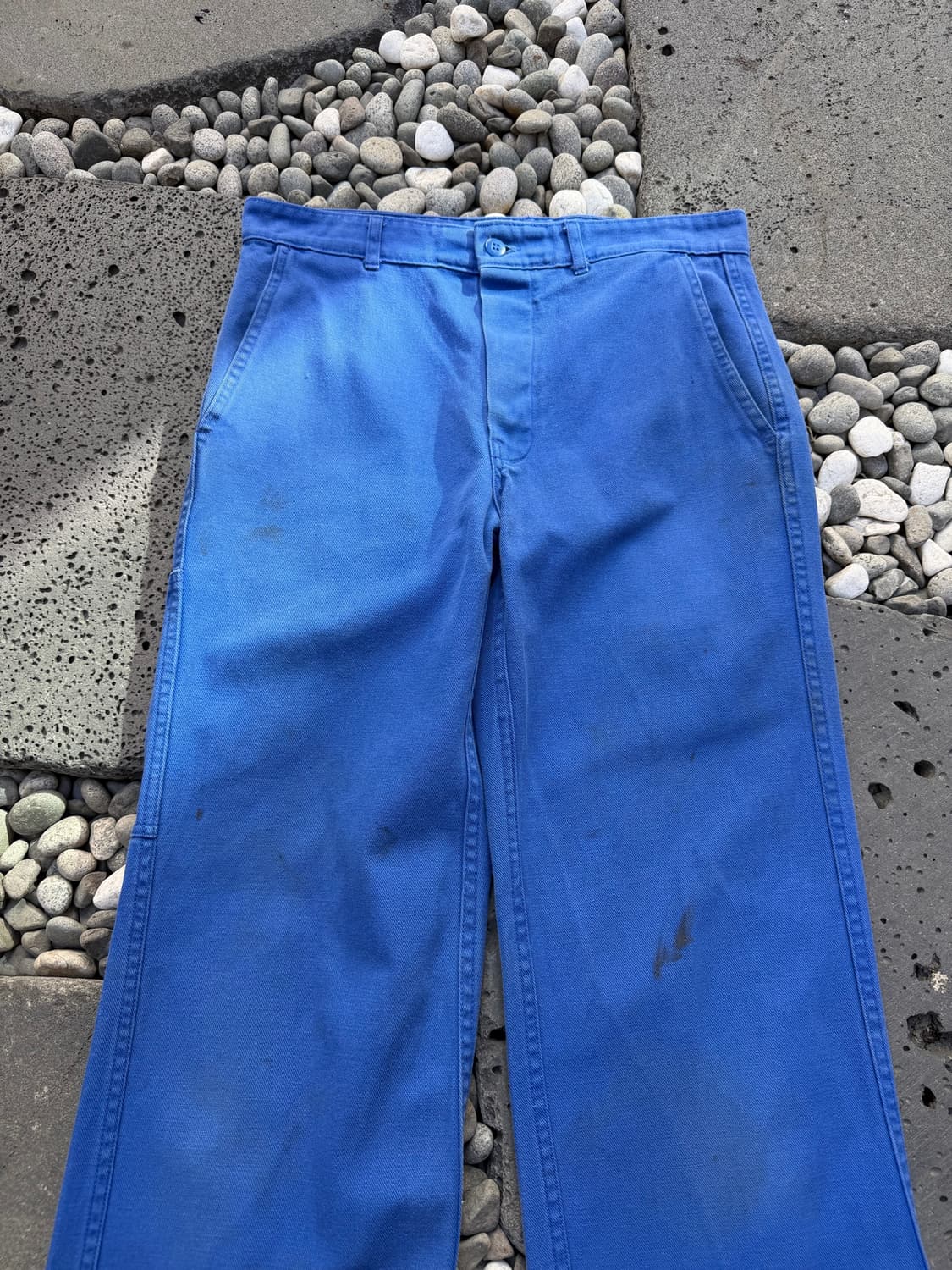 1990s NATURAL DISTRESSED WASHED 프렌치워크팬츠 상품이미지3