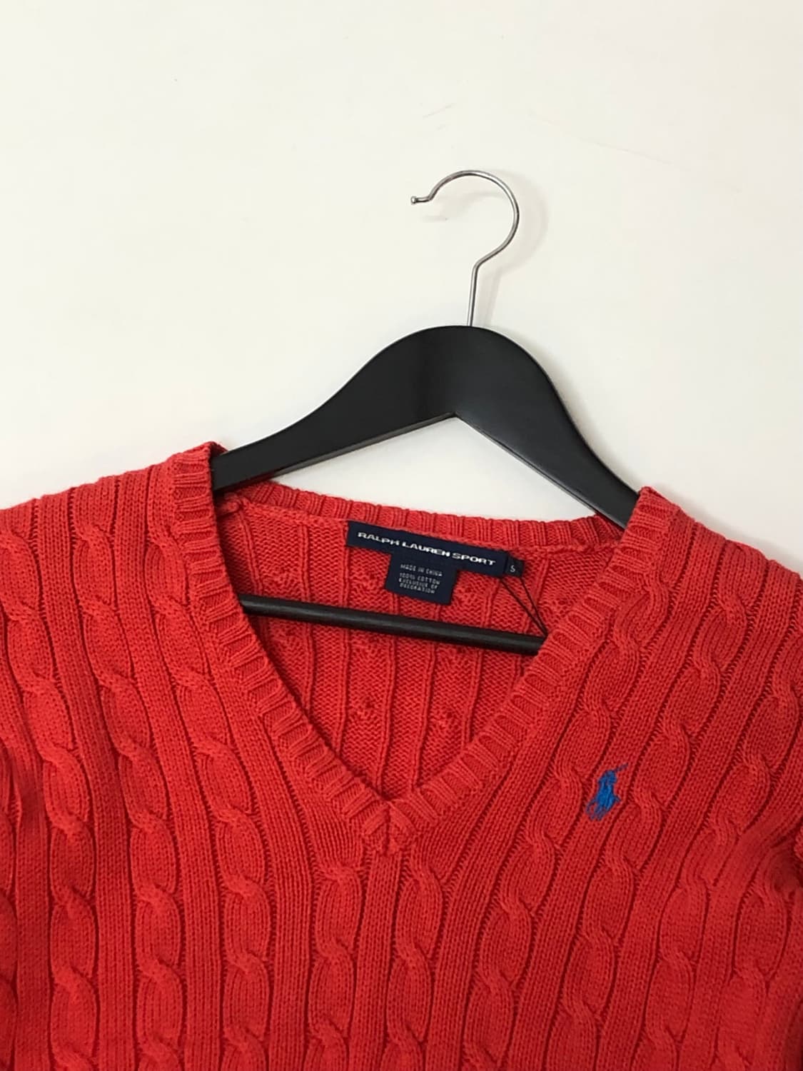 Ralph Lauren Sport 랄프로렌 스포츠 코랄 V넥 니트 상품이미지1
