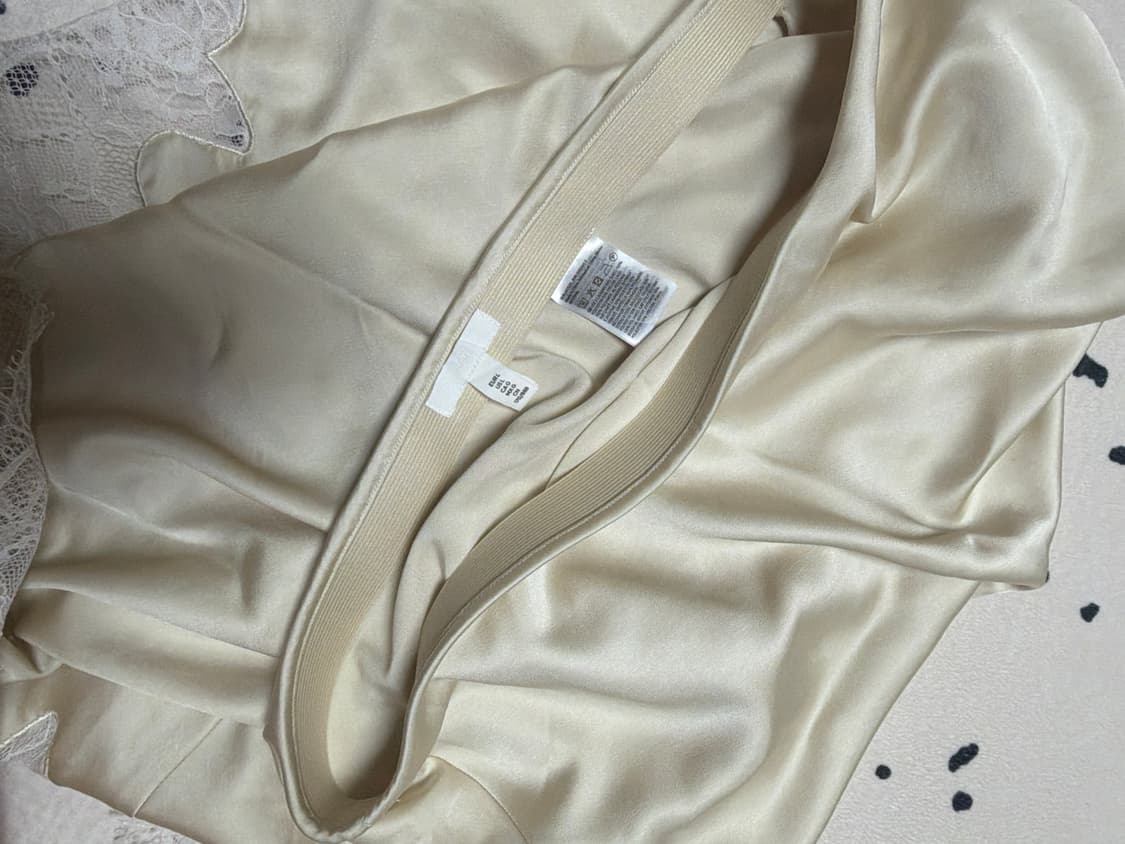 h&m 레이스 트리밍 슬립 스커트 상품이미지4