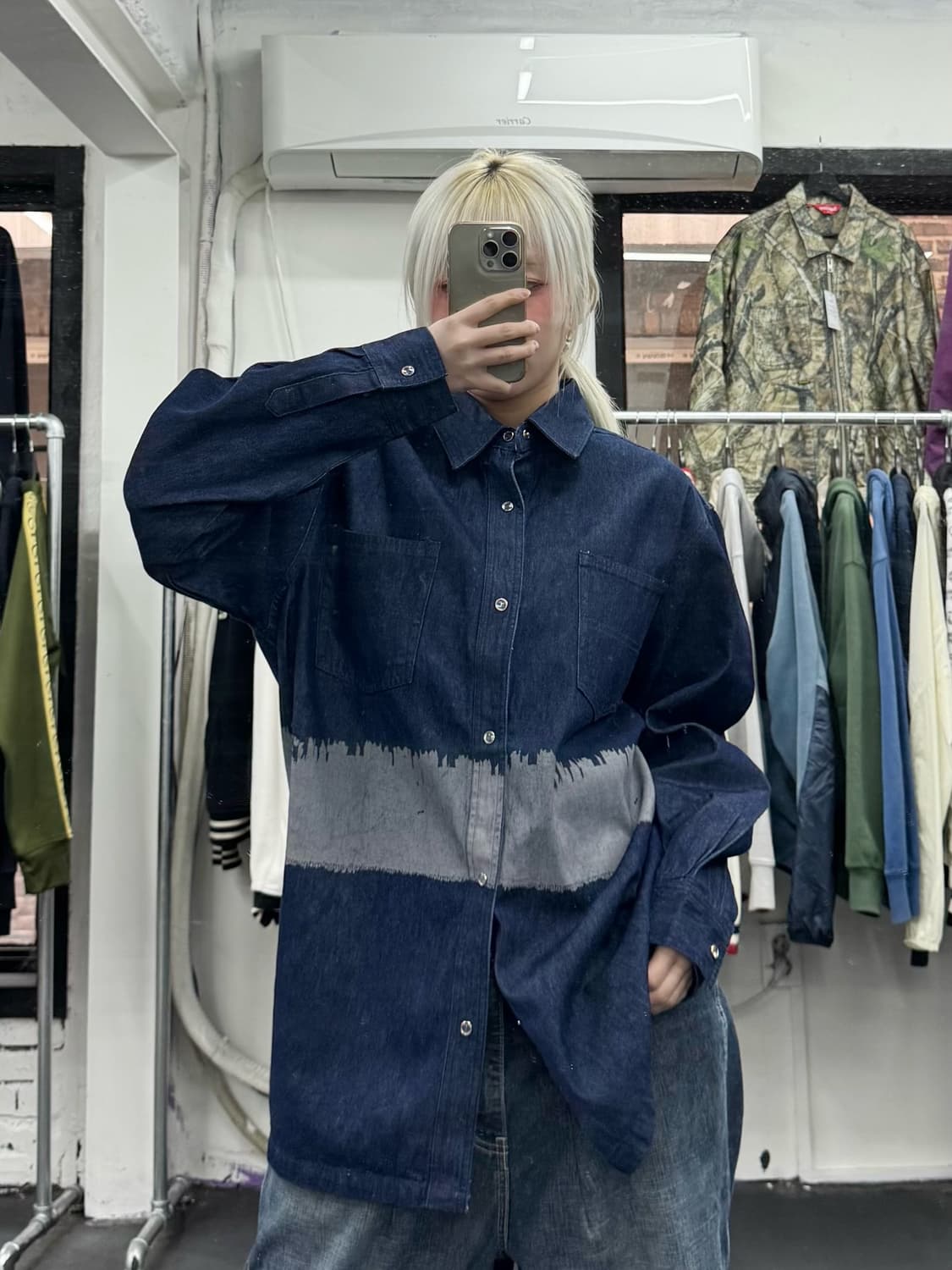 Quiksilver 퀵실버 올드스쿨 데님 셔츠자켓 상품이미지3