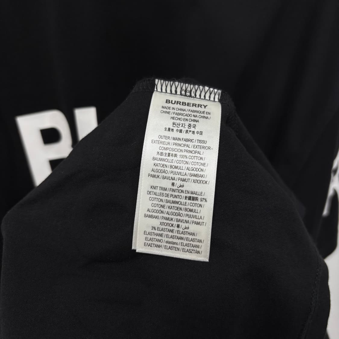 (M)Burberry 호스페리 프린트 오버핏 티셔츠 상품이미지9