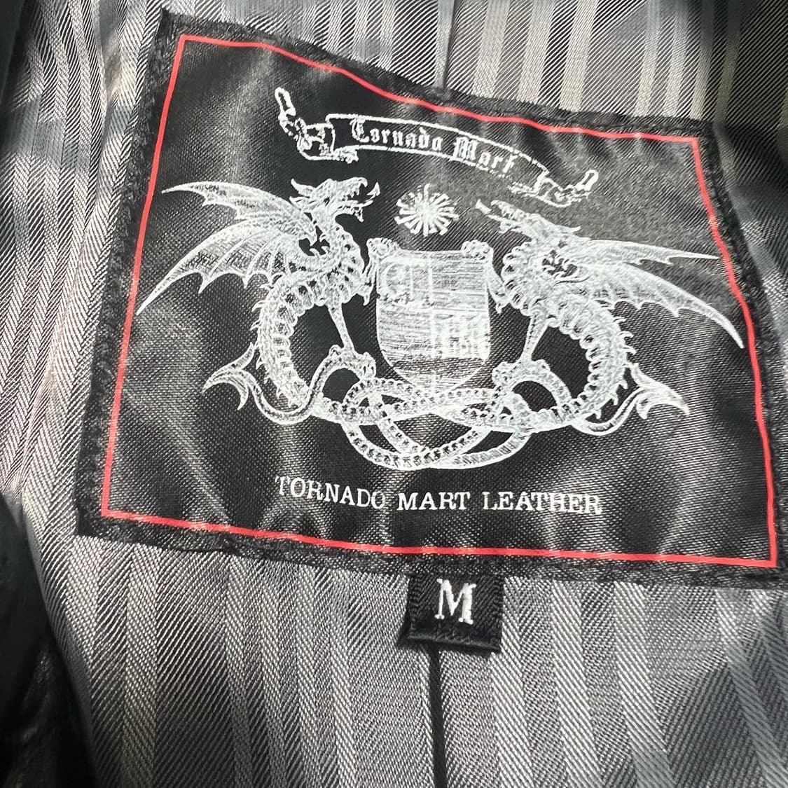 토네이도 마트 쉽스킨 레더 더블 브레스티드 자켓 상품이미지6