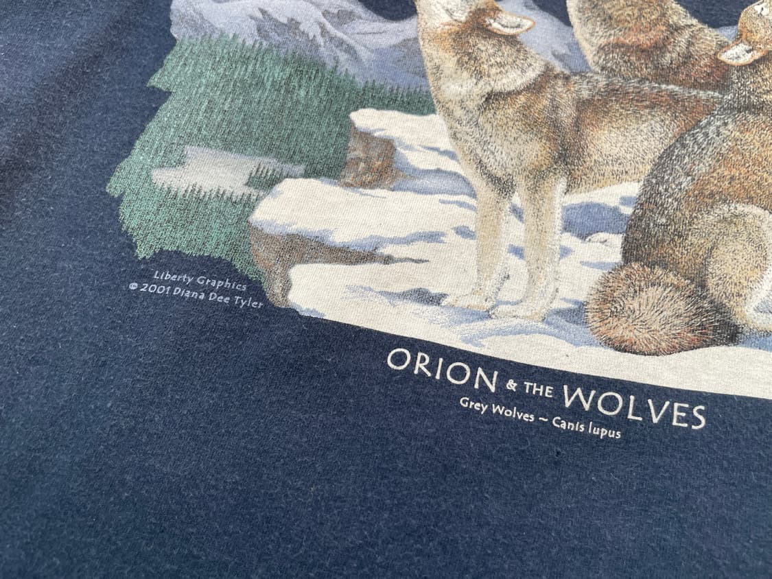 Alore usa 싱글스티치 울프 반팔티 상품이미지2