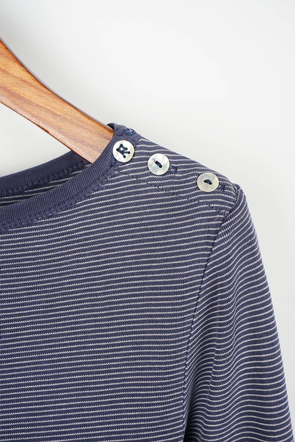  R by 45RPM striped boatneck long-sleeve 상품이미지2