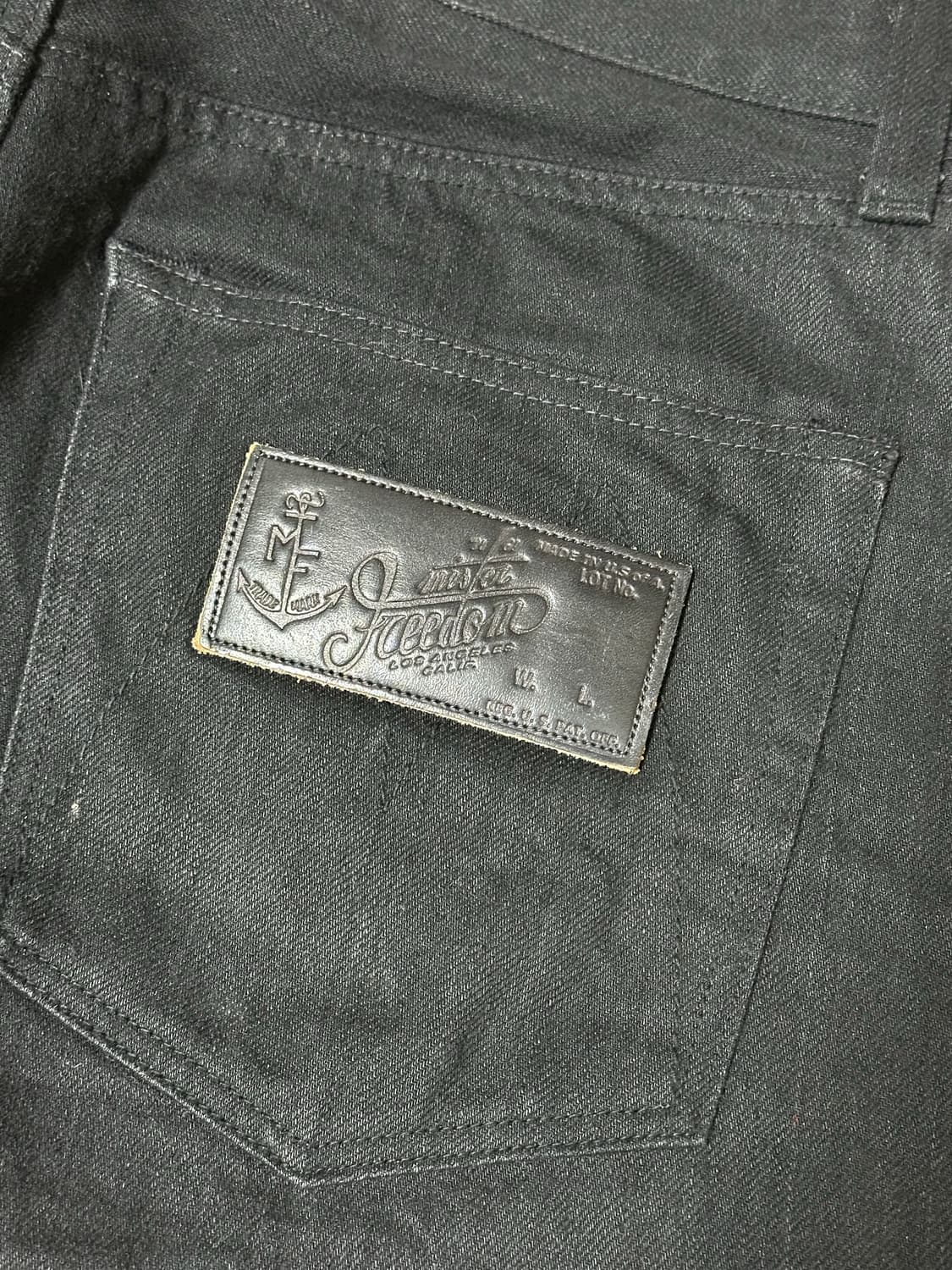 [미스터프리덤] Mister Freedom Black Denim W32 상품이미지6