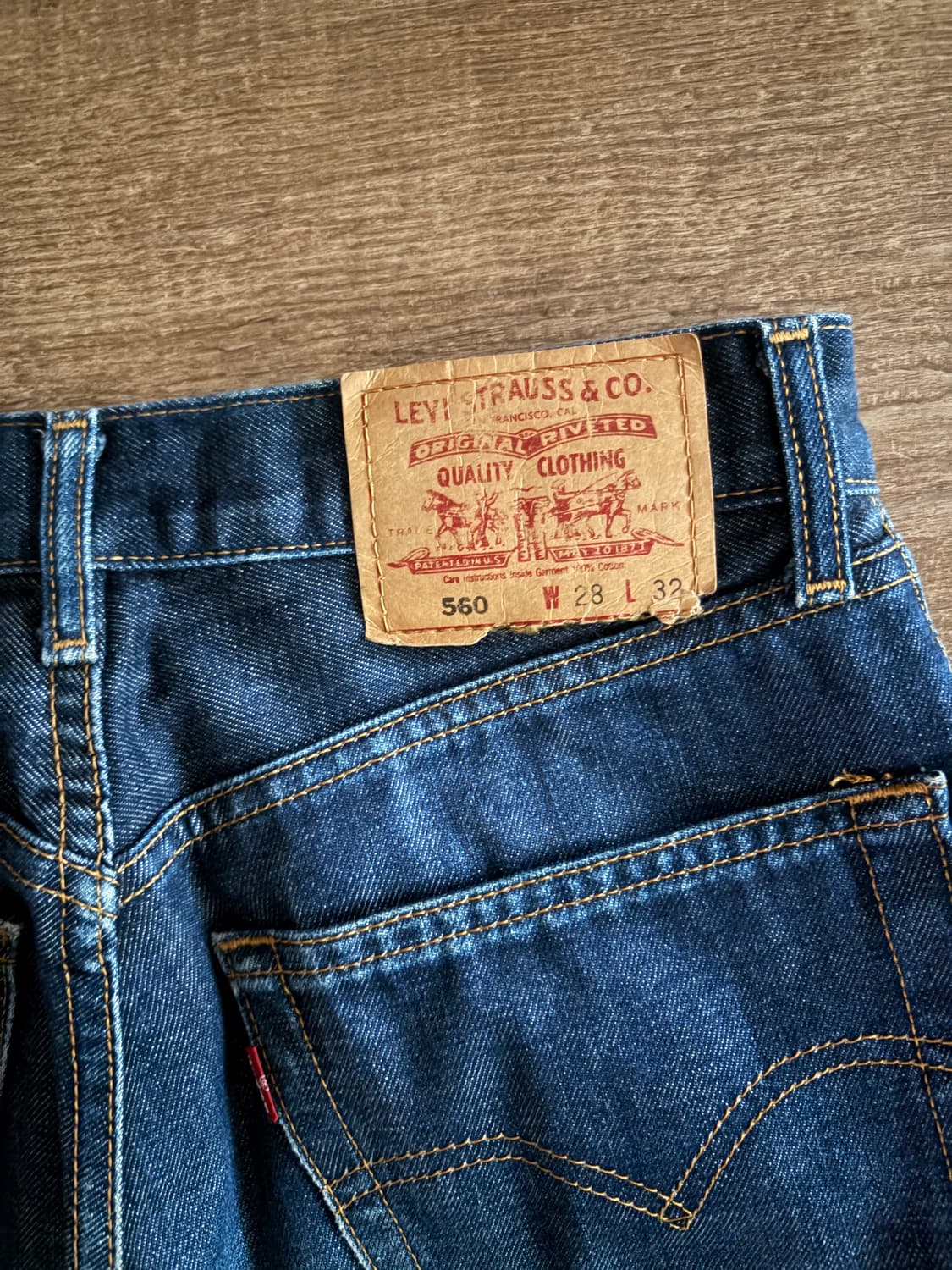 90s Levi's Denim 560 JAPAN 28/32 상품이미지5
