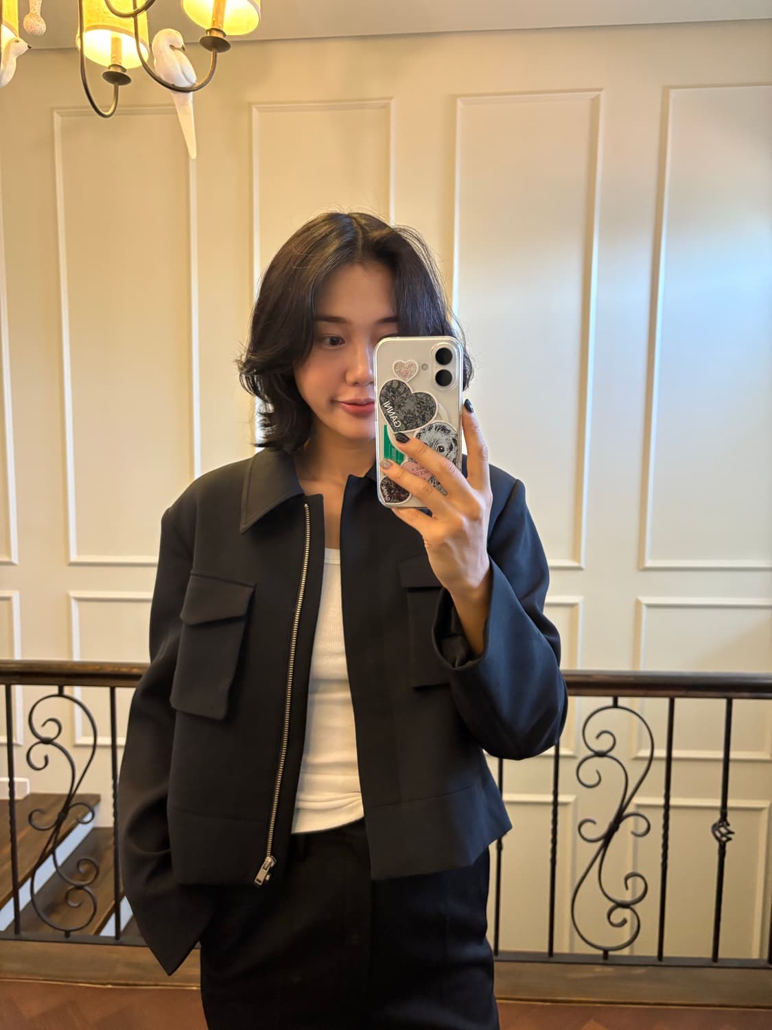 오르 지퍼 자켓 상품이미지1