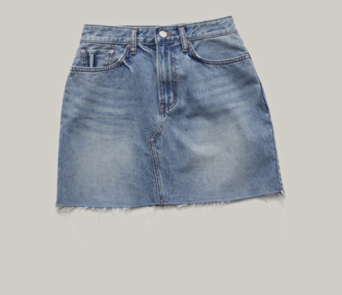 샵엠 데님스커트 상품이미지3