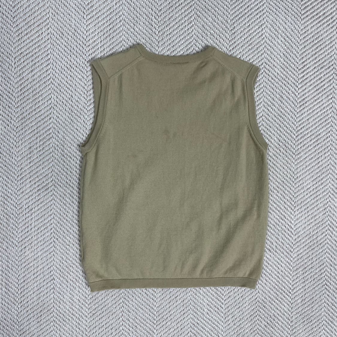 라코스테 니트 조끼 베이지 95 상품이미지2