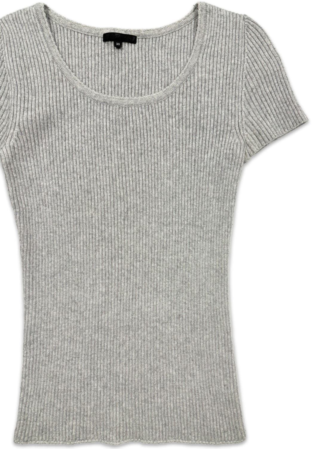 빈티지 FRAGILE 그레이 반팔 니트 상품이미지2