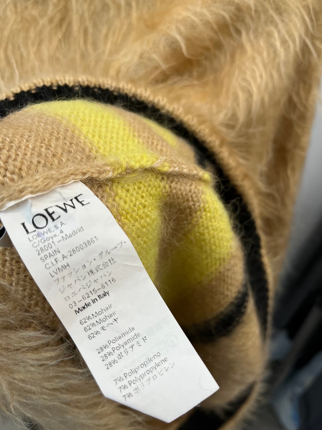 100) 로에베 오버 모헤어 니트 상품이미지8