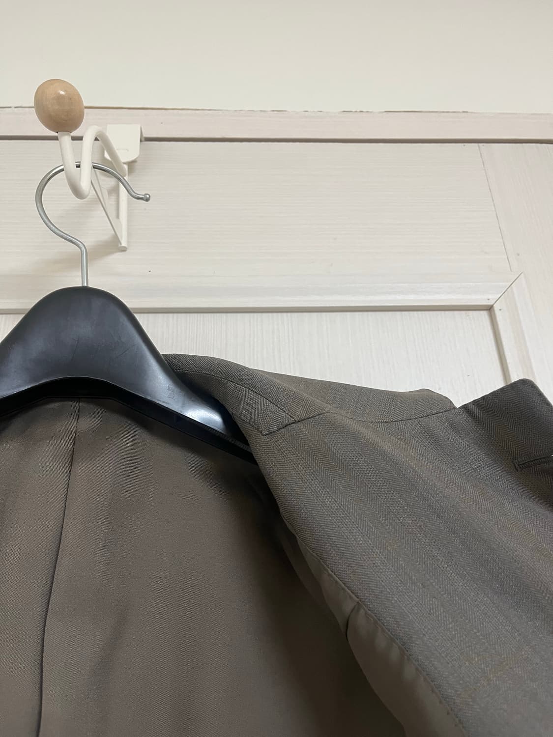 버버리 그레이 오버핏 울 블레이저 자켓 상품이미지10