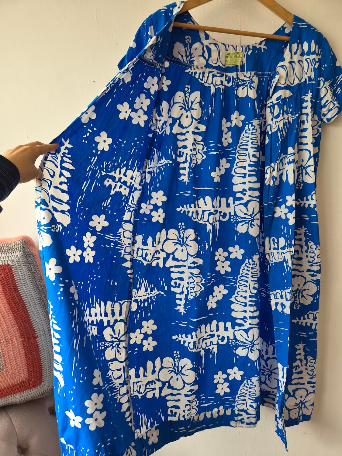 Ui-Maikai 하와이 여성 하와이안오픈롱로브 상품이미지5