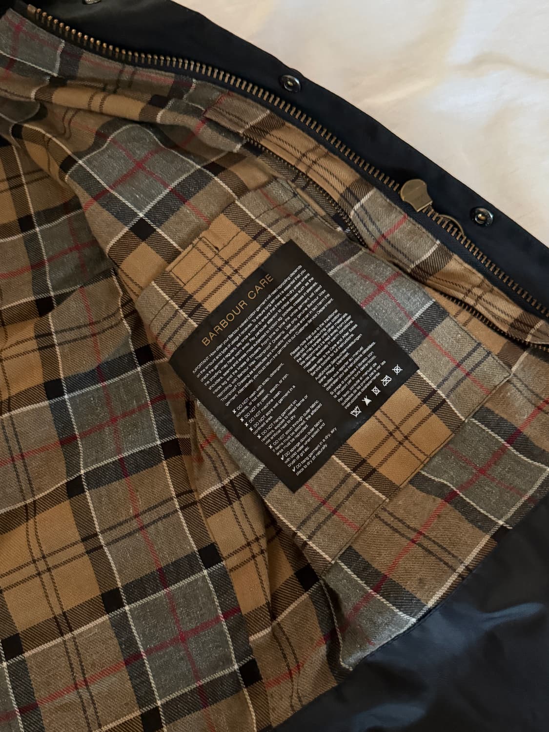 바버 왁스자켓 블랙 상품이미지3