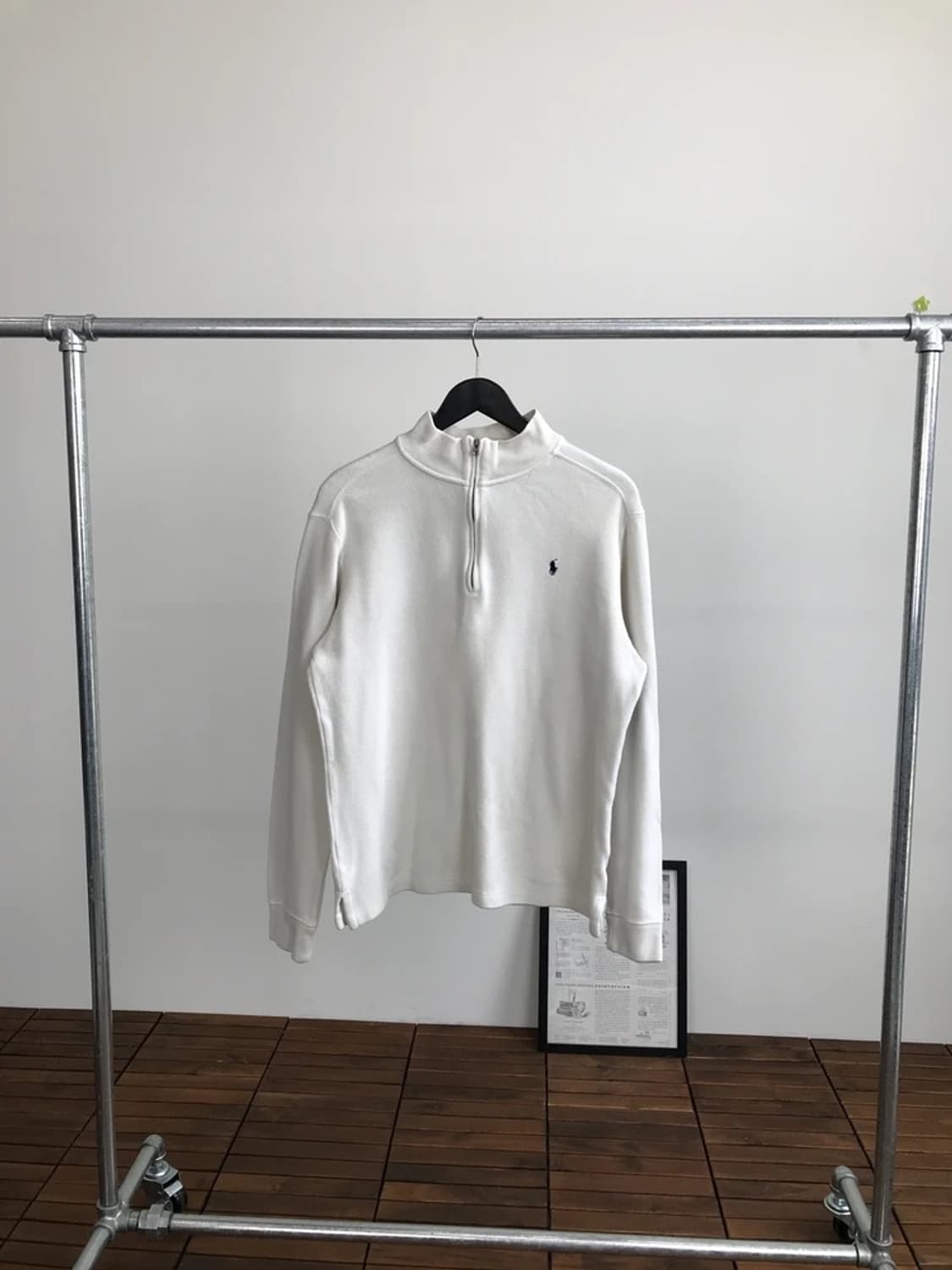Polo Ralph Lauren White Half-Zip Knit 상품이미지3