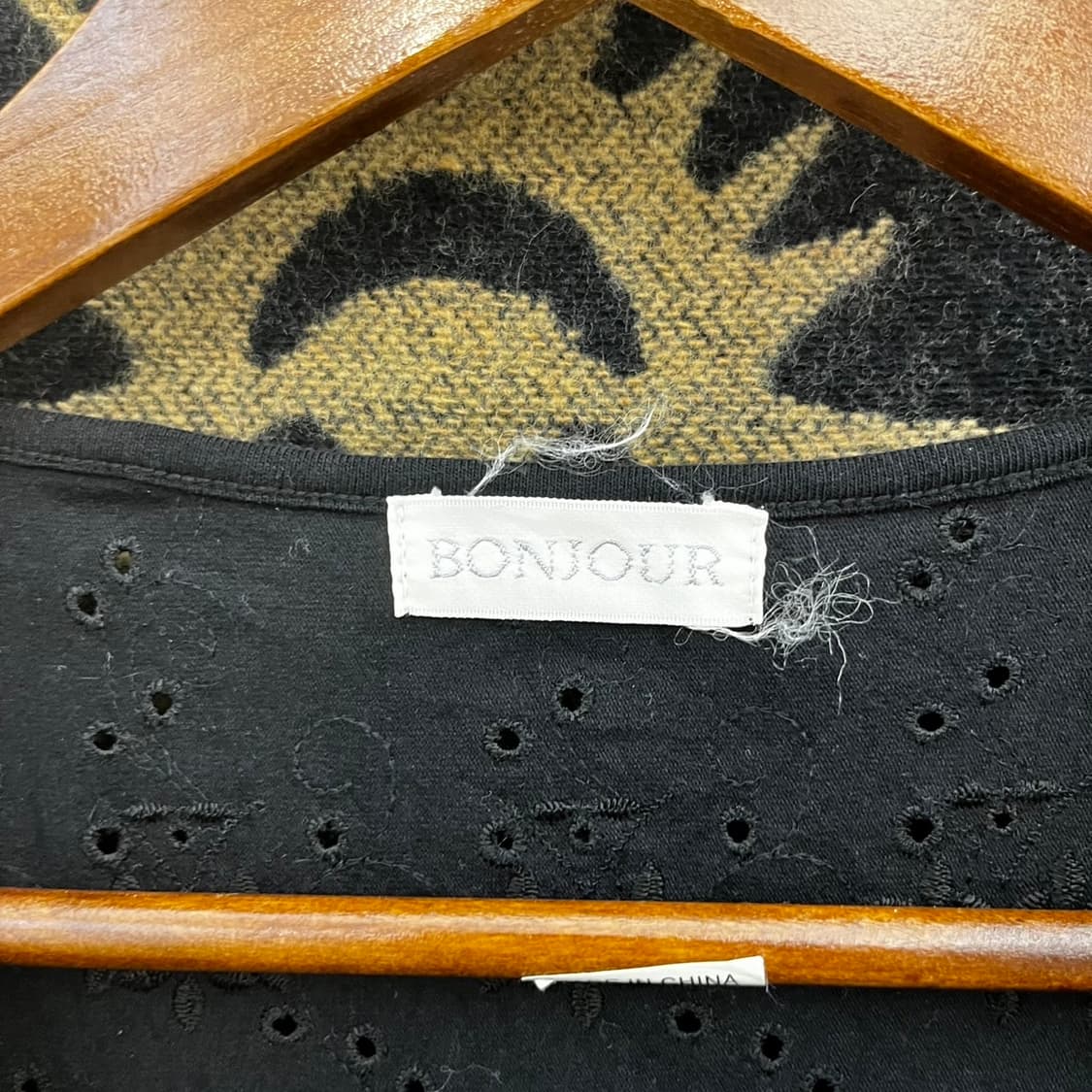 빈티지 오리엔탈 펀칭 플라워 고스 모리 슬리브리스 나시 K0094 상품이미지5