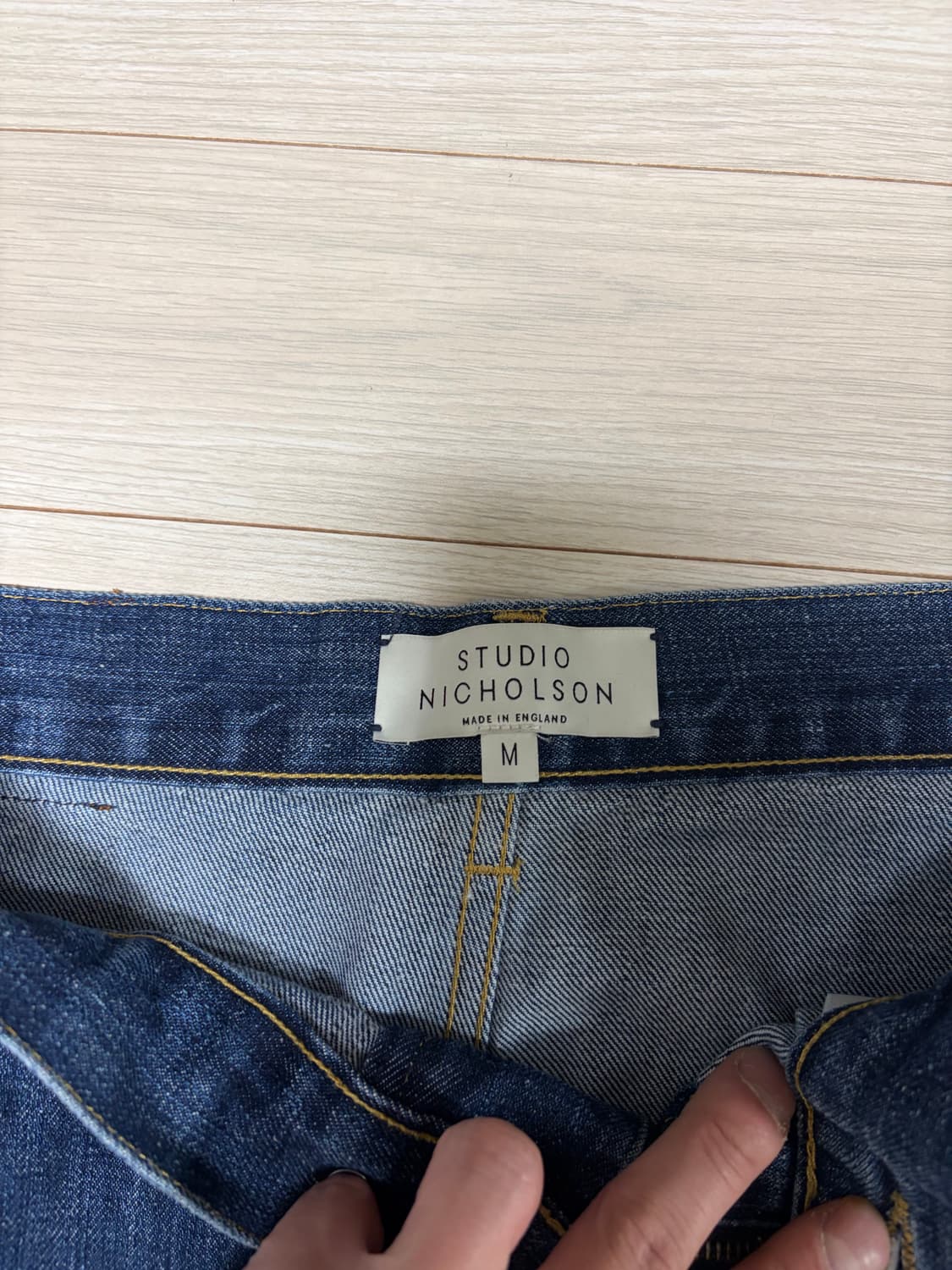 스튜디오 니콜슨 워시드 데님팬츠 M 상품이미지3