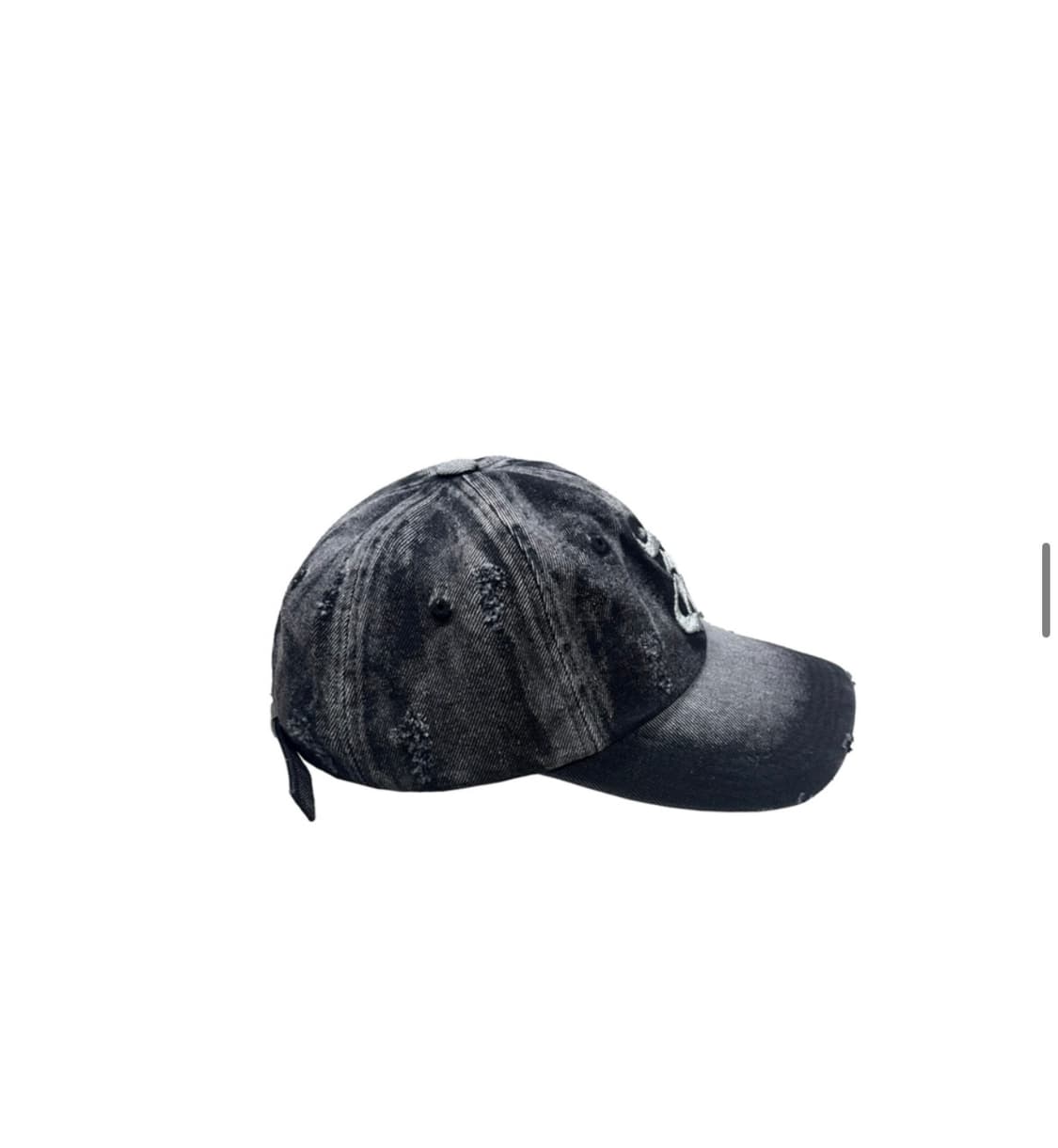 오도어 faded logo cap onyx 상품이미지3