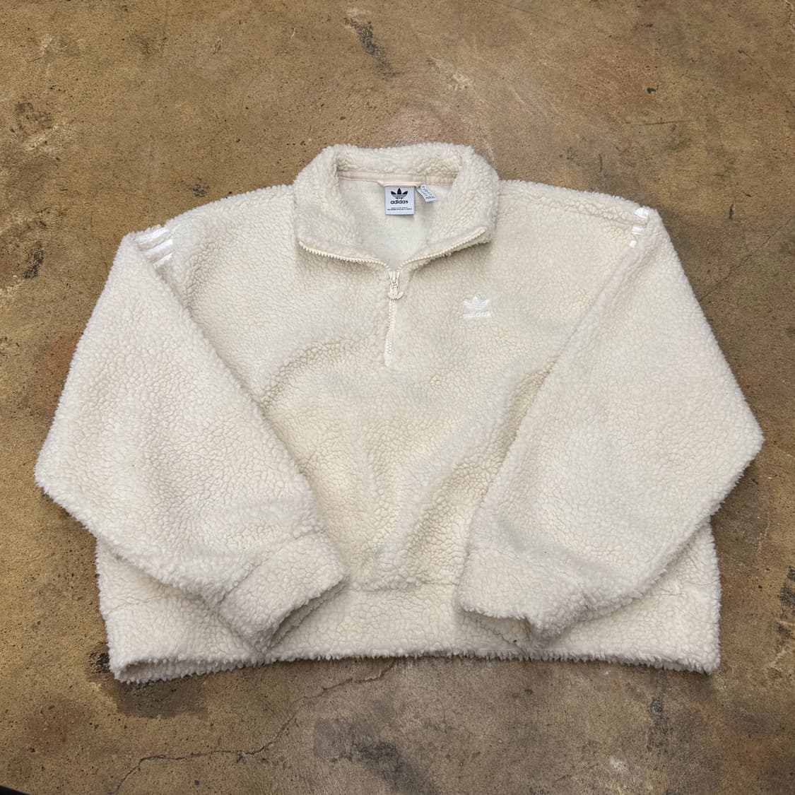 아디다스 후리스 양털 반집업  상품이미지2