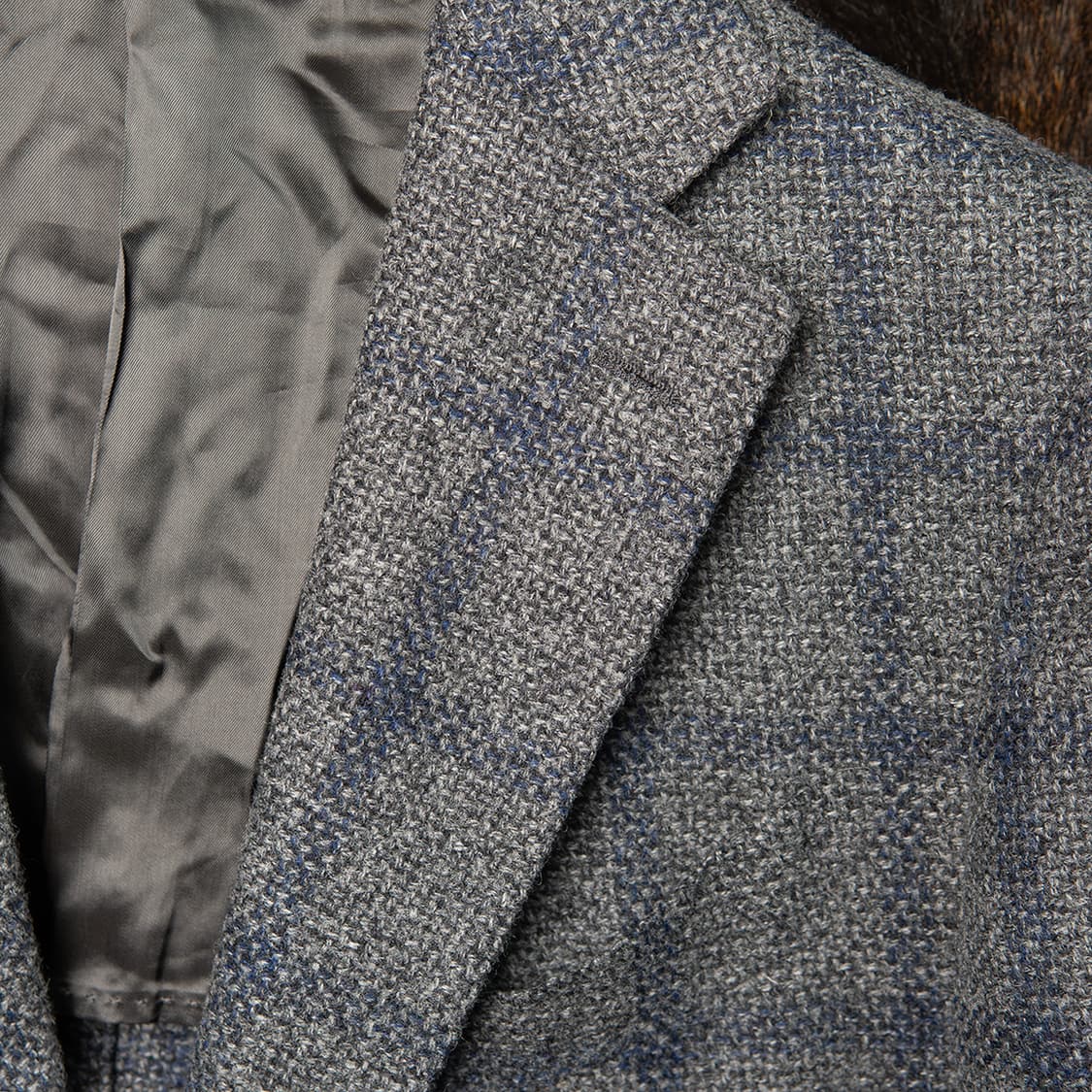 [52] 맨온더분 윈도우페인 체크 블레이져 그레이  상품이미지2