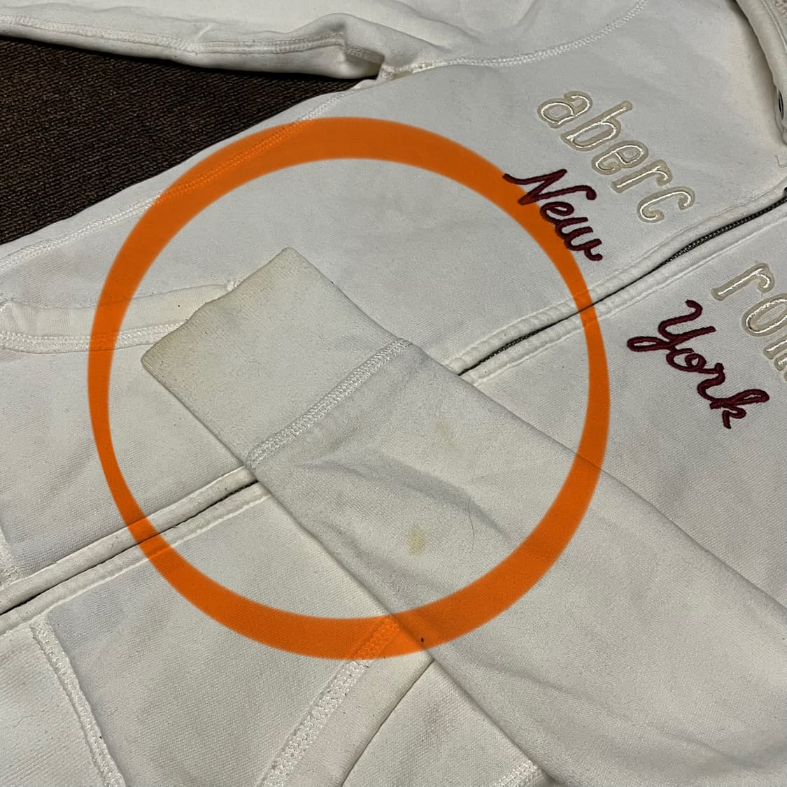 아베크롬비 딱붙핏 울프죠 후드집업 44-55 상품이미지5