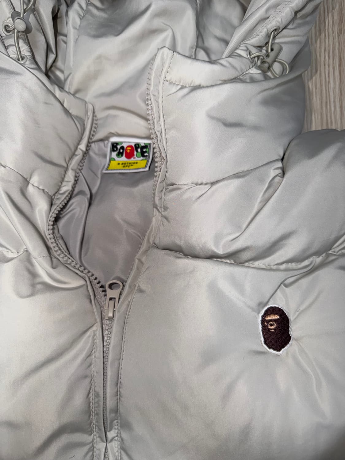 베이프 그레이 패딩 상품이미지2