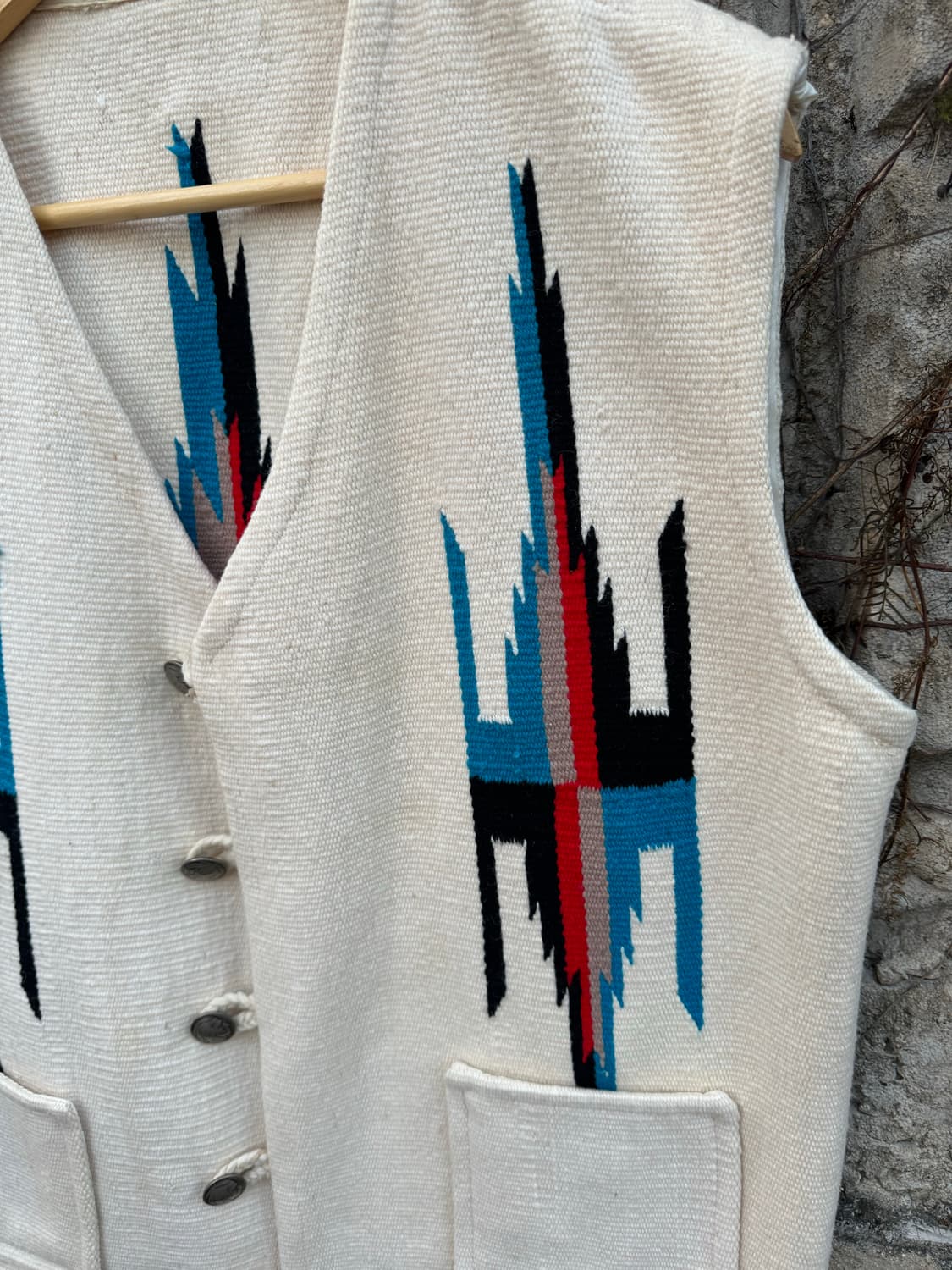 40s ~ 50s 빈티지 오르테가 치마요 베스트 나바호 웨스턴 빅사이즈 상품이미지3