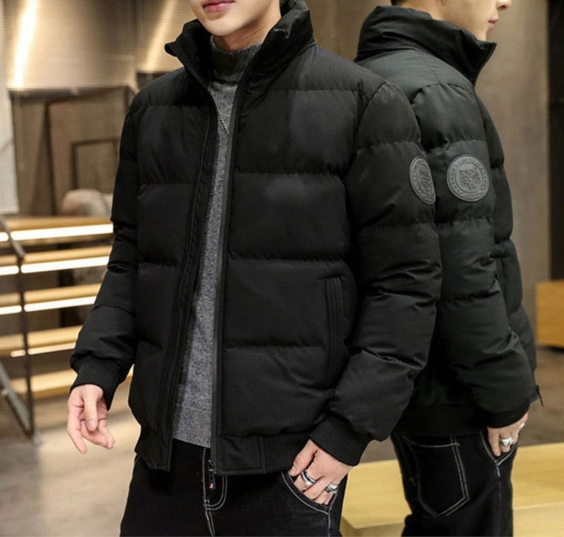 패딩점퍼 남성용 심플 패딩자켓 겨울 방한점퍼 자켓 두툼한 겨울 방한잠바
 상품이미지1